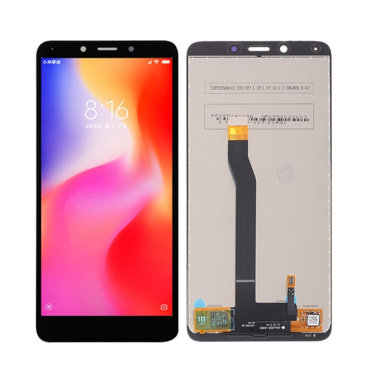 TFT LCD Screen for Xiaomi Redmi 6 / 6A with Digitizer Full Assembly(Black) - free shipping - PMC TechLife - Order now!
