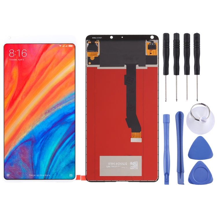 TFT LCD Screen for Xiaomi Mi Mix 2S with Digitizer Full Assembly(White) - free shipping - PMC TechLife - Order now!