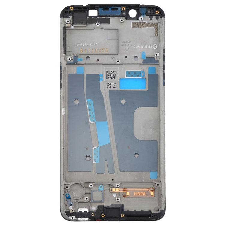 For OPPO A73 / F5 Front Housing LCD Frame Bezel Plate  (Black) - Frame Bezel Plate by PMC TechLife | Online Shopping South Africa | PMC TechLife