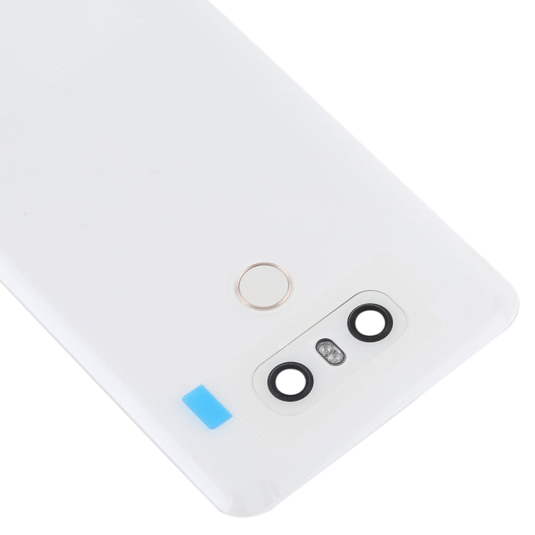 Battery Back Cover with Camera Lens & Fingerprint Sensor for LG G6 / H870 / H870DS / H872 / LS993 / VS998 / US997(White) - For LG by PMC TechLife | Online Shopping South Africa | PMC TechLife