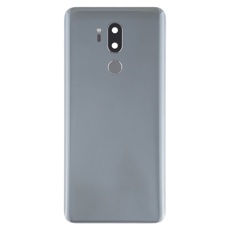 Battery Back Cover with Camera Lens & Fingerprint Sensor for LG G7 ThinQ / G710 / G710EM / G710PM / G710VMP(Silver) - For LG by PMC TechLife | Online Shopping South Africa | PMC TechLife | Buy Now Pay Later Mobicred