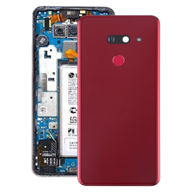 Battery Back Cover with Camera Lens & Fingerprint Sensor for LG G8 ThinQ / LMG820QM7 LM-G820UMB LMG820UM1 (US Version)(Red) - For LG by PMC TechLife | Online Shopping South Africa | PMC TechLife