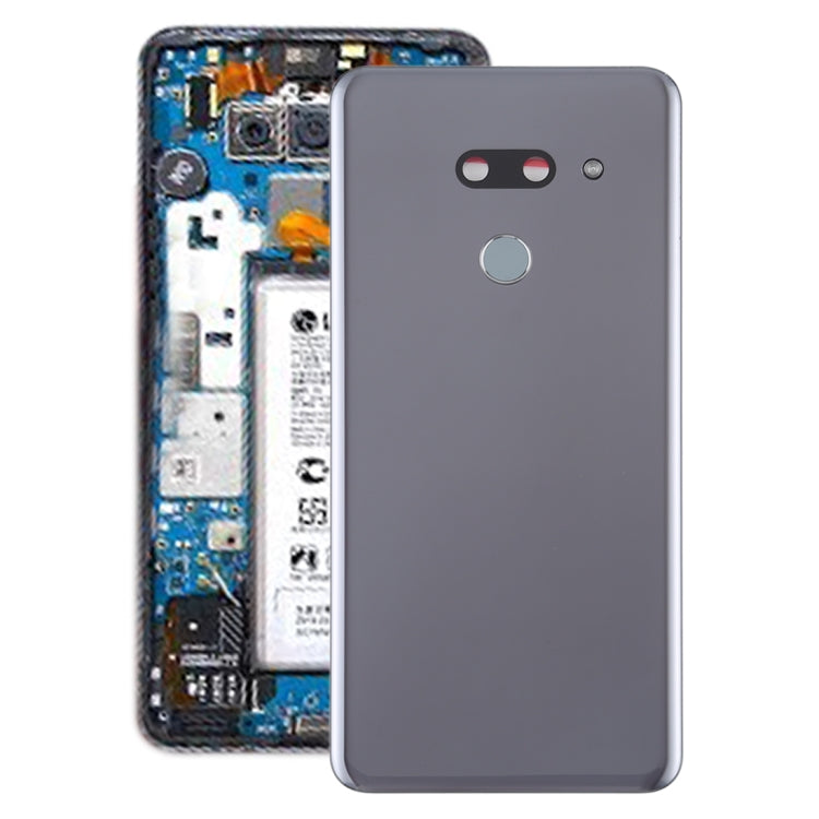 Battery Back Cover with Camera Lens & Fingerprint Sensor for LG G8 ThinQ / LMG820QM7 LM-G820UMB LMG820UM1 (US Version)(Silver) - For LG by PMC TechLife | Online Shopping South Africa | PMC TechLife