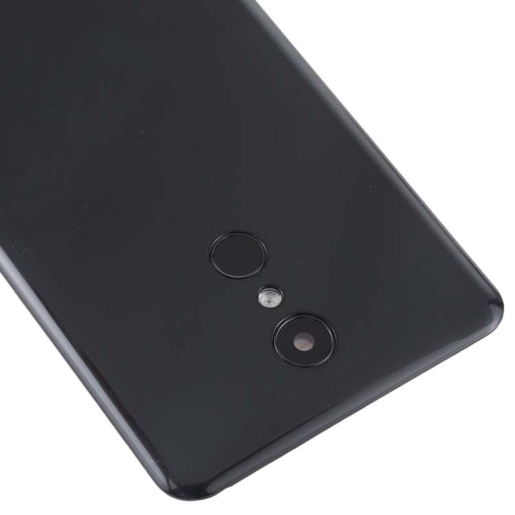 Battery Back Cover with Camera Lens & Fingerprint Sensor for LG Stylo 4 / Q710 / Q710MS / Q710CS / L713DL(Black) - For LG by PMC TechLife | Online Shopping South Africa | PMC TechLife