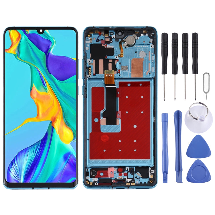 Original OLED LCD Screen for Huawei P30 Pro Digitizer Full Assembly with Frame(Twilight) - free shipping - PMC TechLife - Order now!