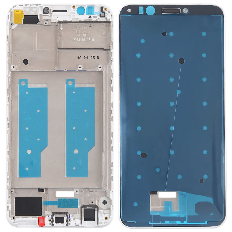 Front Housing LCD Frame Bezel for Huawei Y7 (2018)(White) - Full Housing Cover by PMC TechLife | Online Shopping South Africa | PMC TechLife