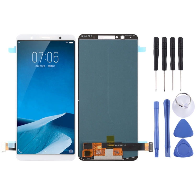 TFT LCD Screen for Vivo X20 with Digitizer Full Assembly(White) - free shipping - PMC TechLife - Order now!