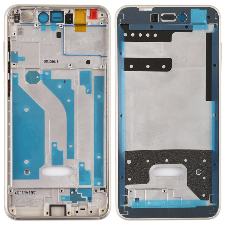 Middle Frame Bezel Plate with Side Keys for Huawei Honor 8 Lite(Gold) - Full Housing Cover by PMC TechLife | Online Shopping South Africa | PMC TechLife