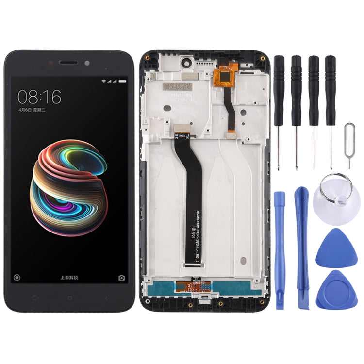 TFT LCD Screen for Xiaomi Redmi 5A with Digitizer Full Assembly(Black) - free shipping - PMC TechLife - Order now!