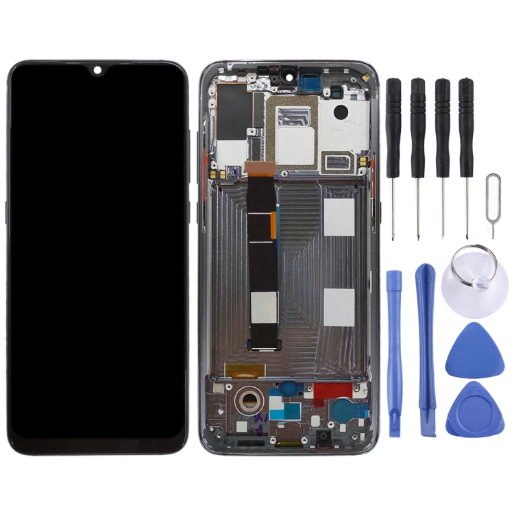 OLED LCD Screen for Xiaomi Mi 9 Digitizer Full Assembly with Frame(Black) - free shipping - PMC TechLife - Order now!