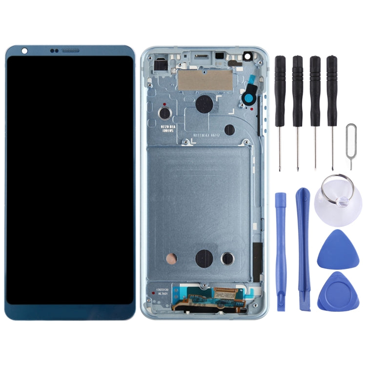 Original LCD Screen for for LG G6 / H870 / H870DS / H872 / LS993 / VS998 / US997 Digitizer Full Assembly with Frame(Blue) - free shipping - PMC TechLife - Order now!