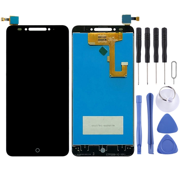 OEM LCD Screen for Alcatel A5 5085Y Digitizer Full Assembly with Fingerprint Button (Black) - free shipping - PMC TechLife - Order now!