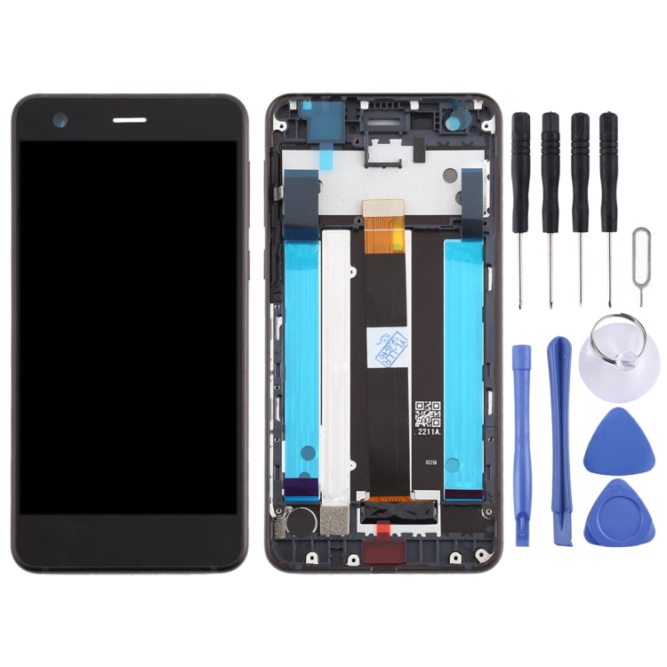 TFT LCD Screen for Nokia 2 N2 TA-1007 TA-1029 TA-1023 TA-1035 TA-1011 Digitizer Full Assembly with Frame & Side Keys (Black) - free shipping - PMC TechLife - Order now!