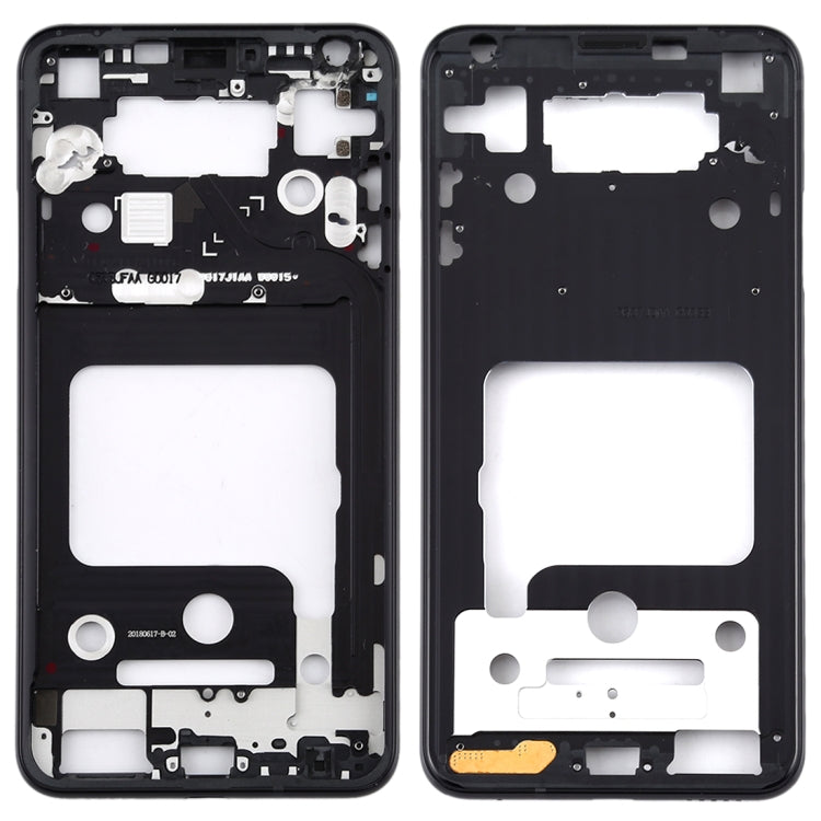 Front Housing LCD Frame Bezel Plate for LG V35 ThinQ (Black) - For LG by PMC TechLife | Online Shopping South Africa | PMC TechLife