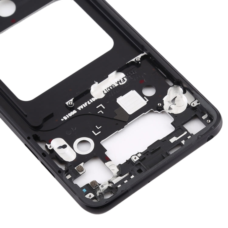 Front Housing LCD Frame Bezel Plate for LG V35 ThinQ (Black) - For LG by PMC TechLife | Online Shopping South Africa | PMC TechLife