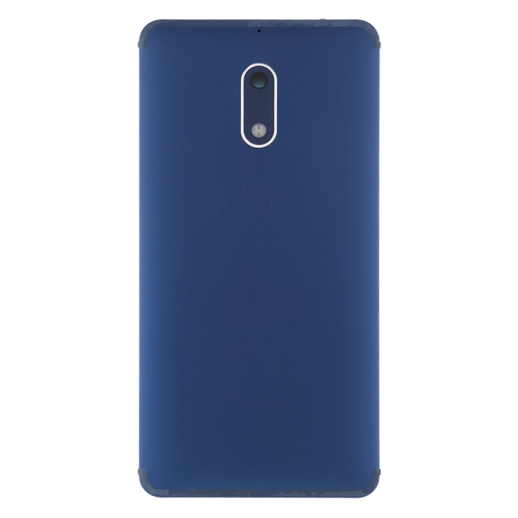 Battery Back Cover with Camera Lens & Side Keys for Nokia 6 TA-1000 TA-1003 TA-1021 TA-1025 TA-1033 TA-1039(Blue) - Back Cover by PMC TechLife | Online Shopping South Africa | PMC TechLife