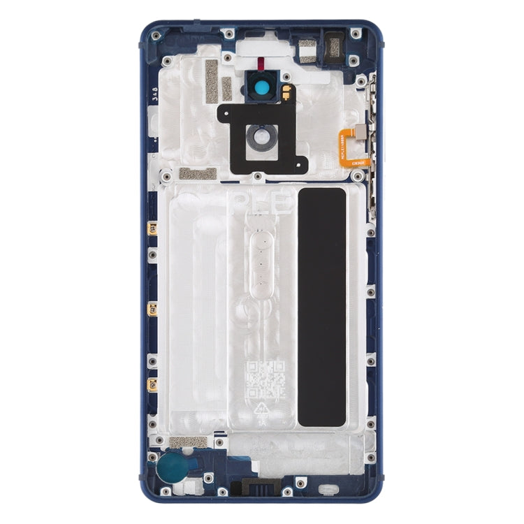 Battery Back Cover with Camera Lens & Side Keys for Nokia 6 TA-1000 TA-1003 TA-1021 TA-1025 TA-1033 TA-1039(Blue) - Back Cover by PMC TechLife | Online Shopping South Africa | PMC TechLife