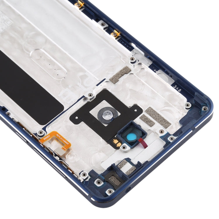 Battery Back Cover with Camera Lens & Side Keys for Nokia 6 TA-1000 TA-1003 TA-1021 TA-1025 TA-1033 TA-1039(Blue) - Back Cover by PMC TechLife | Online Shopping South Africa | PMC TechLife