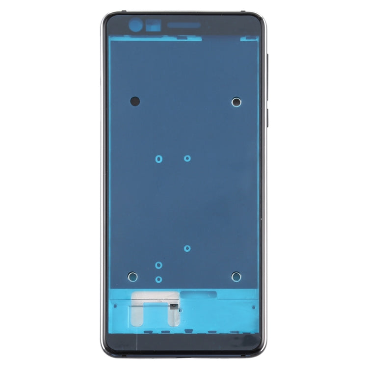 Front Housing LCD Frame Bezel Plate for Nokia 3.1 TA-1049 TA-1057 TA-1063 TA-1070 (Black) - Full Housing Cover by PMC TechLife | Online Shopping South Africa | PMC TechLife