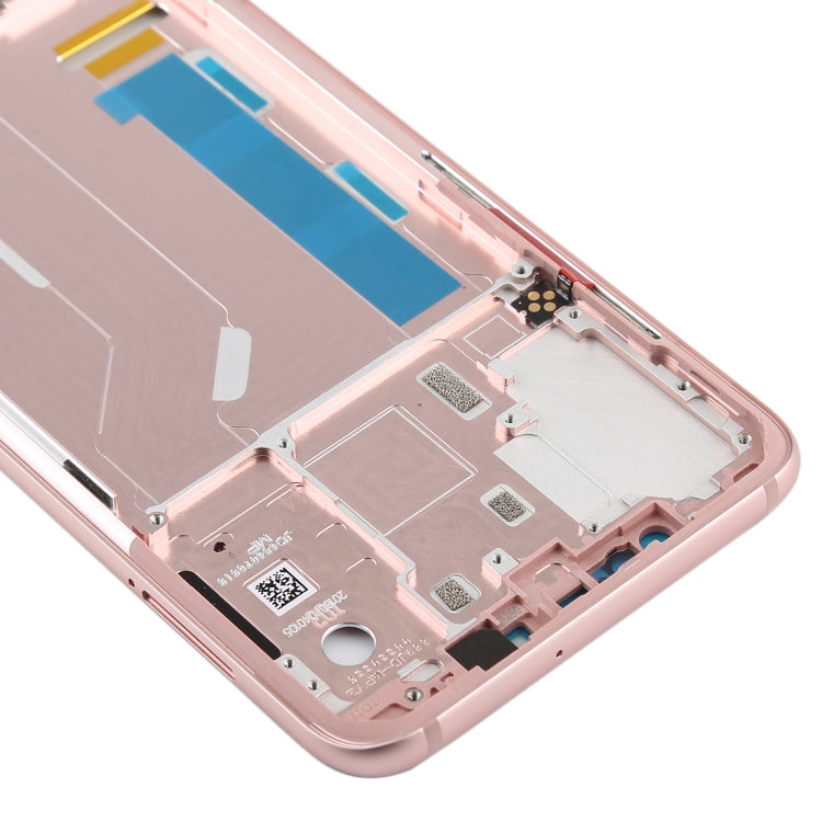 Middle Frame Bezel with Side Keys for Xiaomi Mi 8 (Rose Gold) - Frame Bezel Plate by PMC TechLife | Online Shopping South Africa | PMC TechLife