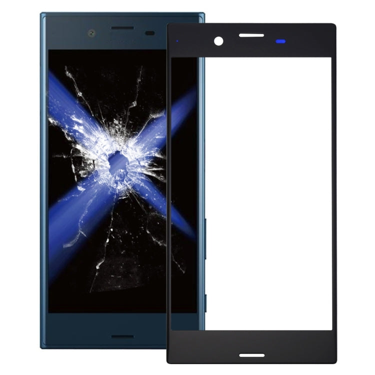 Front Screen Outer Glass Lens for Sony Xperia XZ(Black) - free shipping - PMC TechLife - Order now!