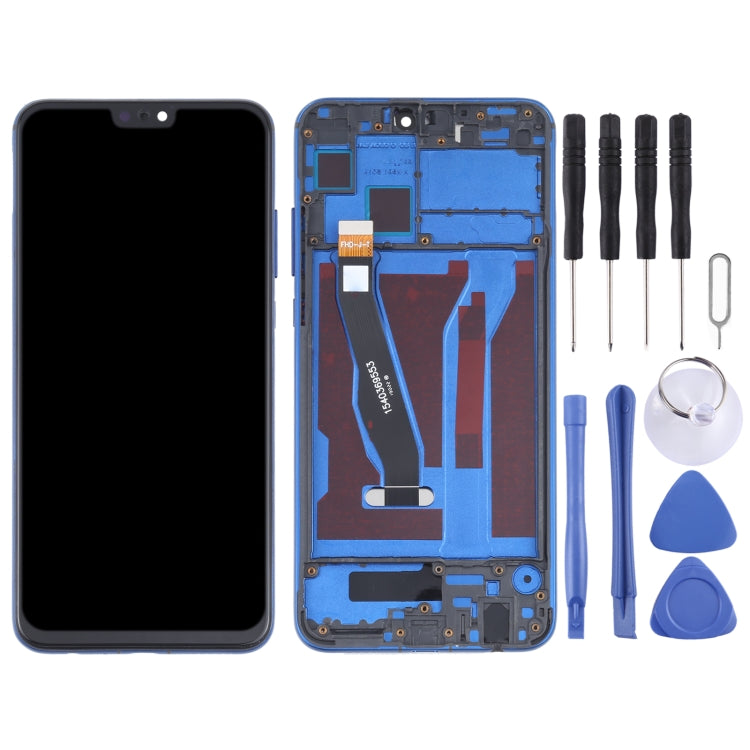 OEM LCD Screen for Huawei Honor 8X Digitizer Full Assembly with Frame(Blue) - free shipping - PMC TechLife - Order now!