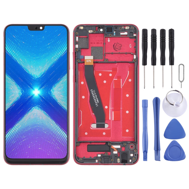 OEM LCD Screen for Huawei Honor 8X Digitizer Full Assembly with Frame(Red) - free shipping - PMC TechLife - Order now!