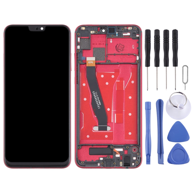 OEM LCD Screen for Huawei Honor 8X Digitizer Full Assembly with Frame(Red) - free shipping - PMC TechLife - Order now!