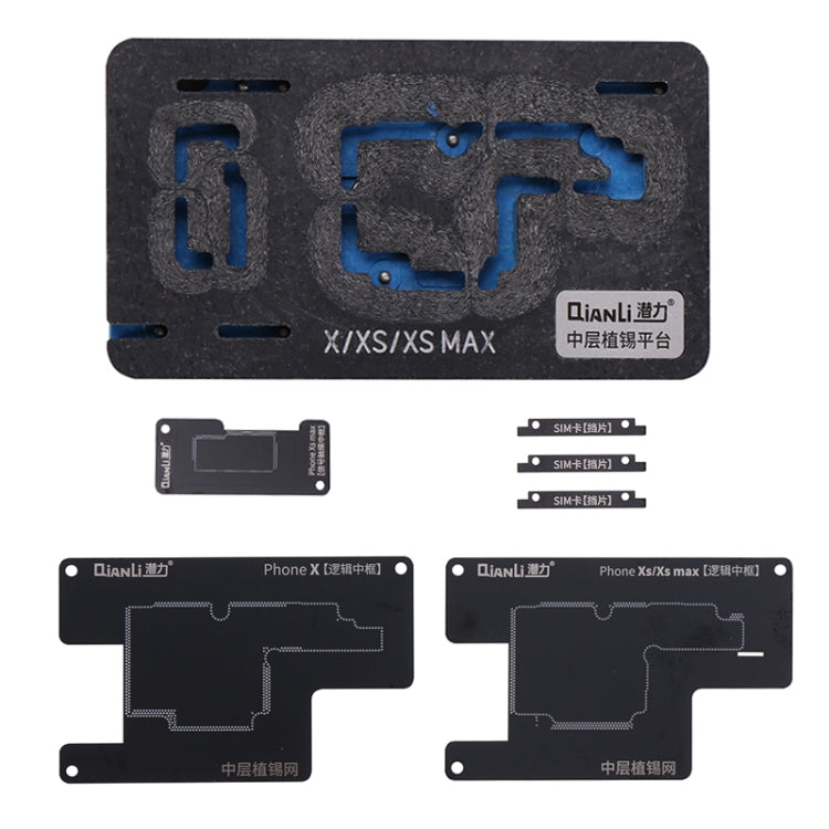Qianli BGA Reballing Stencil Platform for iPhone X / XS / XS Max - free shipping - PMC TechLife - Order now!