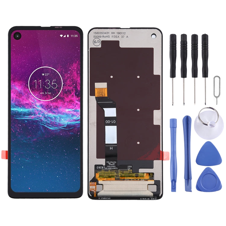 Original LCD Screen for Motorola One Action with Digitizer Full Assembly - free shipping - PMC TechLife - Order now!