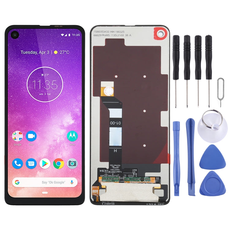 Original LCD Screen for Motorola One Vision with Digitizer Full Assembly - free shipping - PMC TechLife - Order now!
