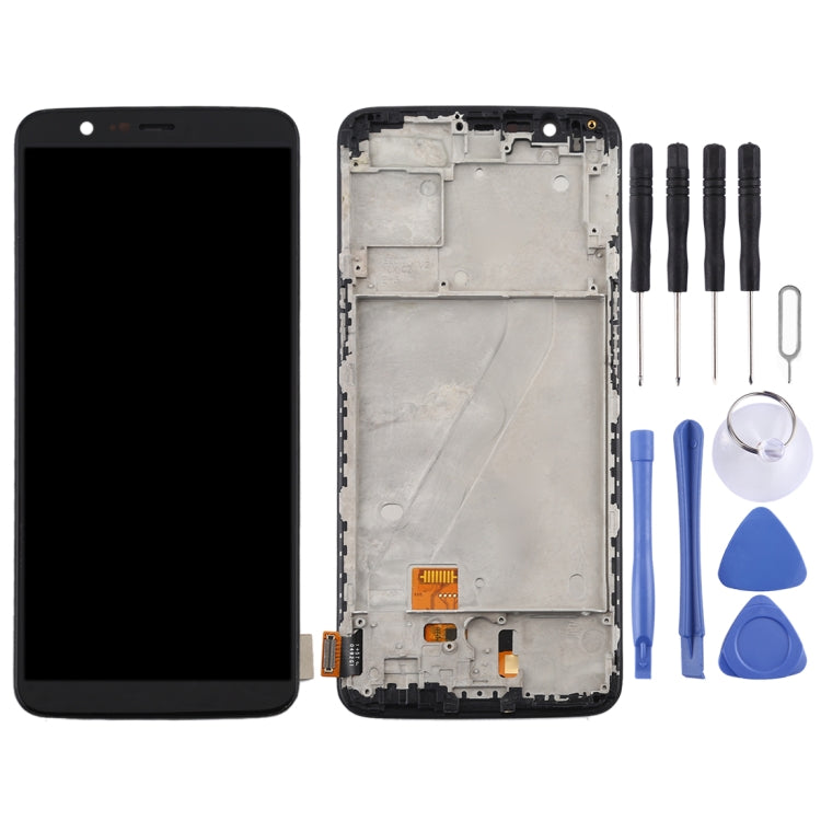 For OnePlus 5T A5010 TFT Material LCD Screen and Digitizer Full Assembly with Frame (Black) - LCD Screen by PMC TechLife | Online Shopping South Africa | PMC TechLife