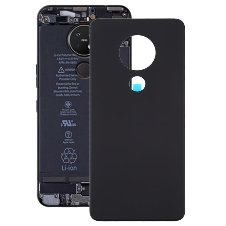 Battery Back Cover for Nokia 7.2 / 6.2 TA-1196 / TA-1198 / TA-1200 / TA-1187 / TA-1201(Black) - Back Cover by PMC TechLife | Online Shopping South Africa | PMC TechLife