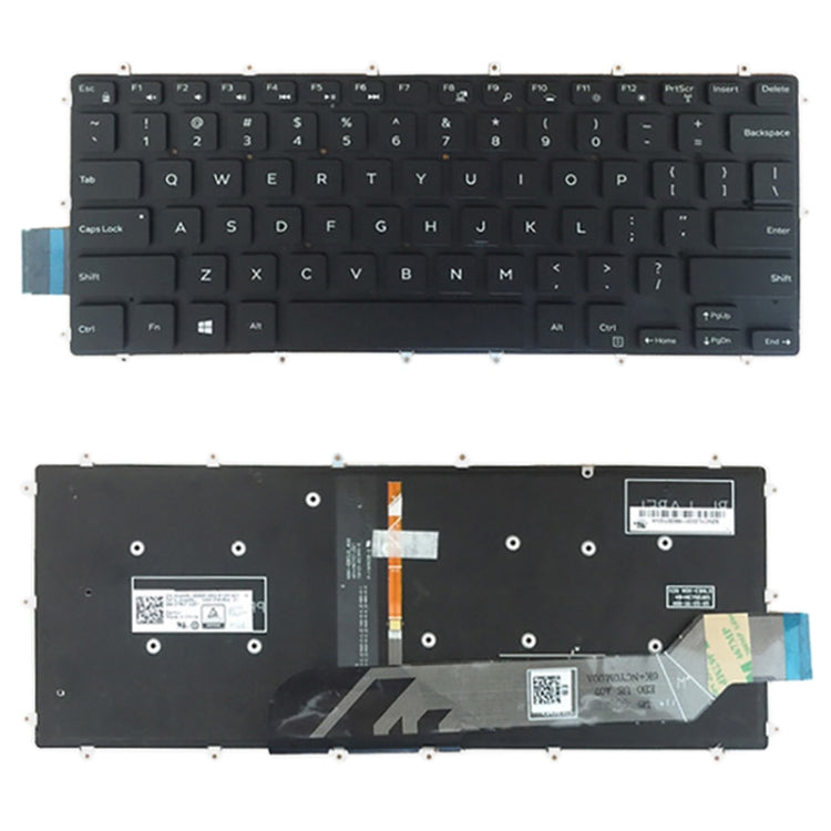 US Version Keyboard with Keyboard Backlight for DELL Inspiron 13 5368 5378 5578 7368 7378 - Replacement Keyboards by PMC TechLife | Online Shopping South Africa | PMC TechLife
