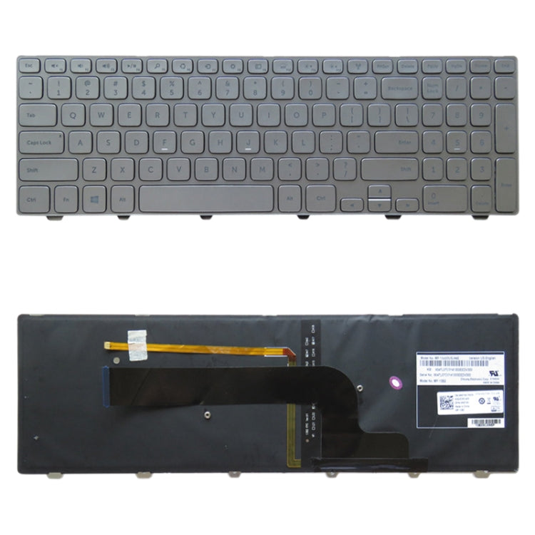 US Version Keyboard with Keyboard Backlight for DELL Inspiron 15 7000 Series 7537 P36F - Replacement Keyboards by PMC TechLife | Online Shopping South Africa | PMC TechLife