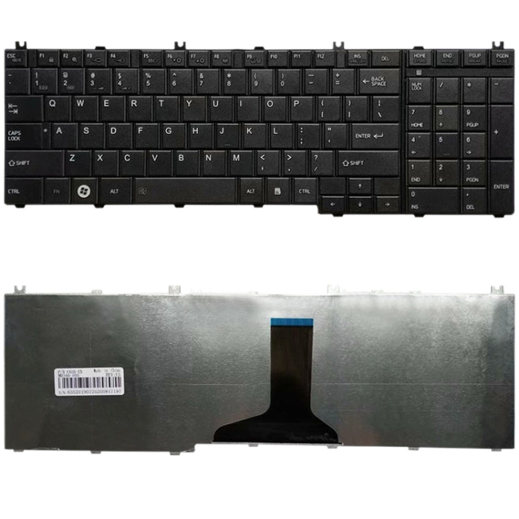 US Version Keyboard for Toshiba Satellite L670 L670D L675 L675D C660 C660D C655 L655 L655D C650 C650D L650 C670 L750 L750D - Replacement Keyboards by PMC TechLife | Online Shopping South Africa | PMC TechLife