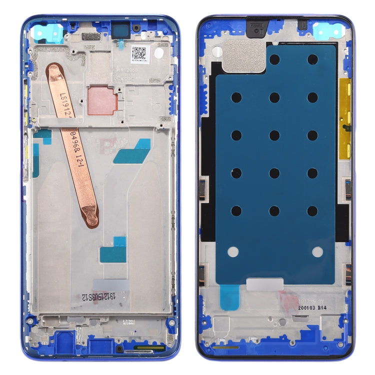 Front Housing LCD Frame Bezel Plate for Xiaomi Redmi K30 5G (Blue) - Frame Bezel Plate by PMC TechLife | Online Shopping South Africa | PMC TechLife