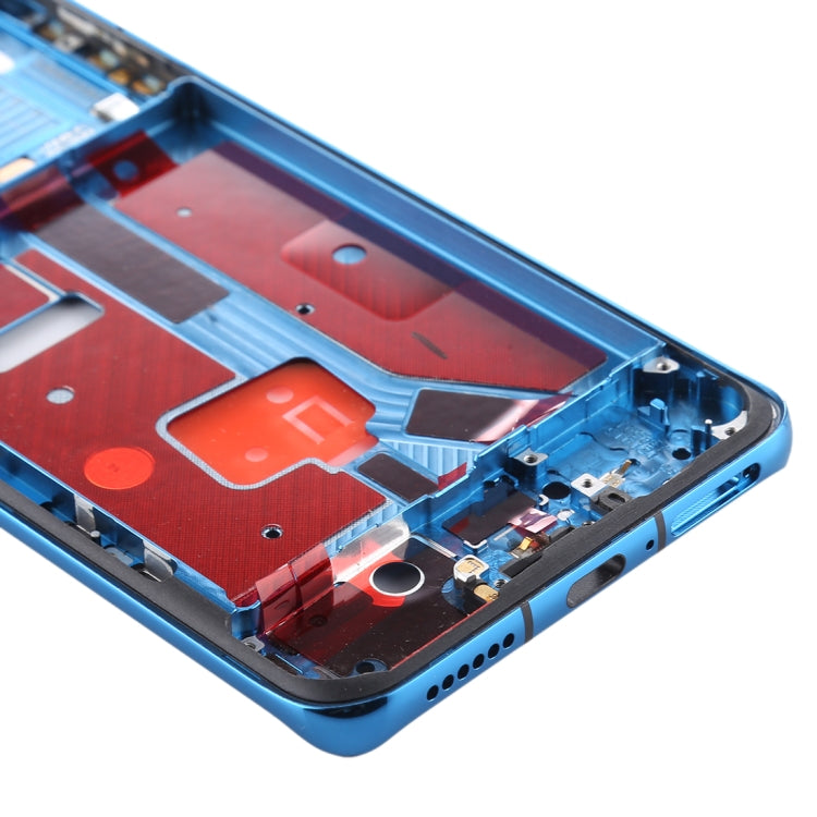 Original Middle Frame Bezel Plate with Side Keys for Huawei P40 Pro(Blue) - Full Housing Cover by PMC TechLife | Online Shopping South Africa | PMC TechLife