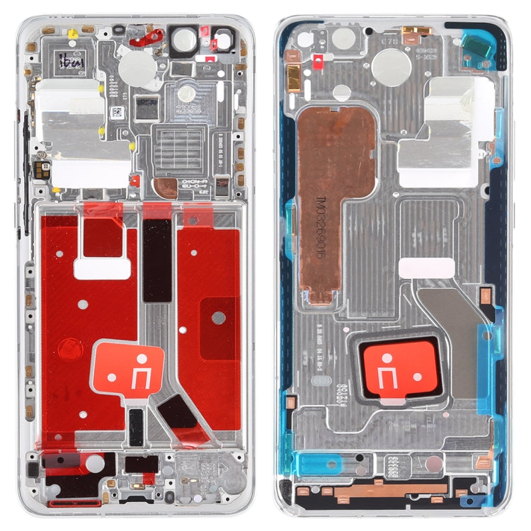 Original Middle Frame Bezel Plate with Side Keys for Huawei P40 Pro(Silver) - Full Housing Cover by PMC TechLife | Online Shopping South Africa | PMC TechLife | Buy Now Pay Later Mobicred