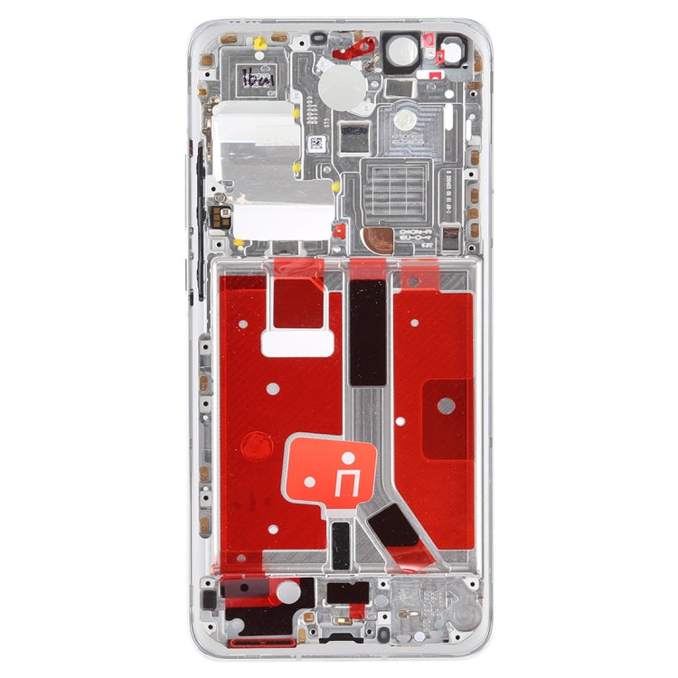 Original Middle Frame Bezel Plate with Side Keys for Huawei P40 Pro(Silver) - Full Housing Cover by PMC TechLife | Online Shopping South Africa | PMC TechLife | Buy Now Pay Later Mobicred