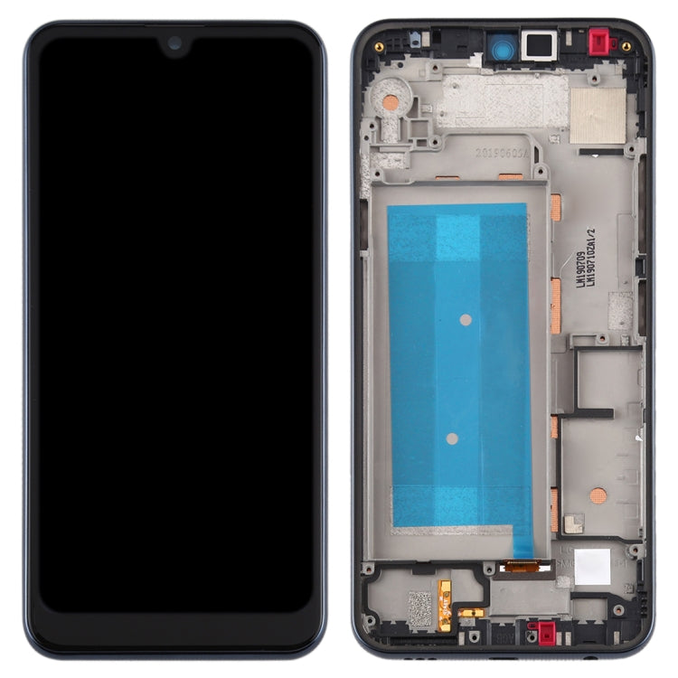 LCD Screen and Digitizer Full Assembly with Frame for LG Q60 X525ZA X525BAW X525HA X525ZAW / LG X6 2019 LMX625N X625N X525,Single SIM (Black) - free shipping - PMC TechLife - Order now!