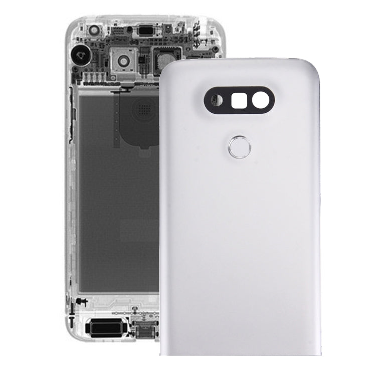 Metal Back Cover with Back Camera Lens & Fingerprint Button for LG G5(Silver) - For LG by PMC TechLife | Online Shopping South Africa | PMC TechLife