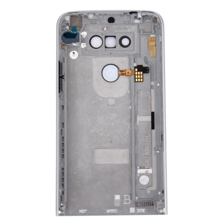 Metal Back Cover with Back Camera Lens & Fingerprint Button for LG G5(Silver) - For LG by PMC TechLife | Online Shopping South Africa | PMC TechLife