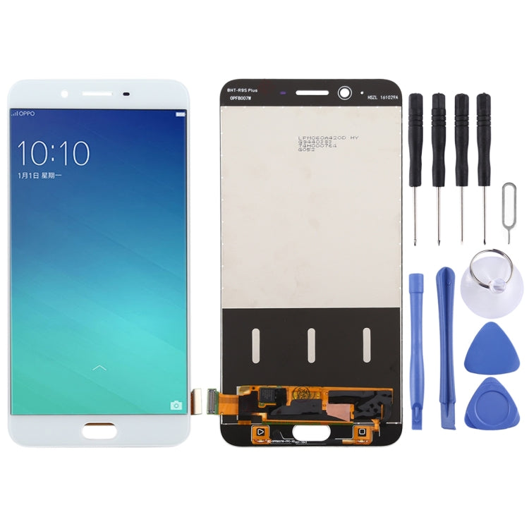 Original LCD Screen for OPPO R11 Plus with Digitizer Full Assembly (White) - free shipping - PMC TechLife - Order now!