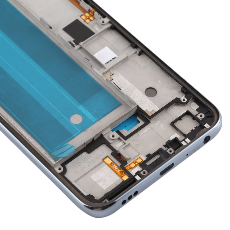 Front Housing LCD Frame Bezel Plate for LG K40 / K12+ K12 Plus / X4 2019 X420EM X420BMW X420EMW X420HM X420 X420N (Double SIM Version) (Silver) - For LG by PMC TechLife | Online Shopping South Africa | PMC TechLife