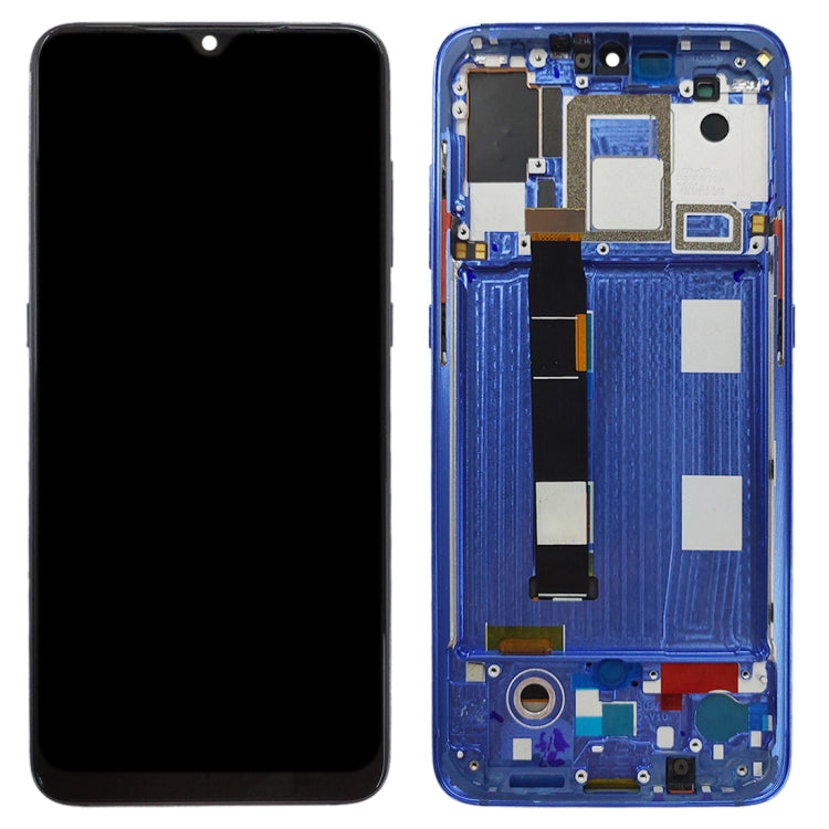 Original AMOLED LCD Screen for Xiaomi Mi 9 Digitizer Full Assembly with Frame(Blue) - free shipping - PMC TechLife - Order now!