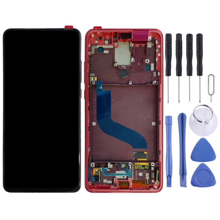 Original AMOLED LCD Screen for Xiaomi 9T Pro / Redmi K20 Pro / Redmi K20 Digitizer Full Assembly with Frame(Red) - free shipping - PMC TechLife - Order now!