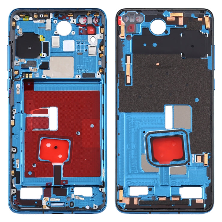 Original Middle Frame Bezel Plate with Side Keys for Huawei P40(Blue) - Full Housing Cover by PMC TechLife | Online Shopping South Africa | PMC TechLife