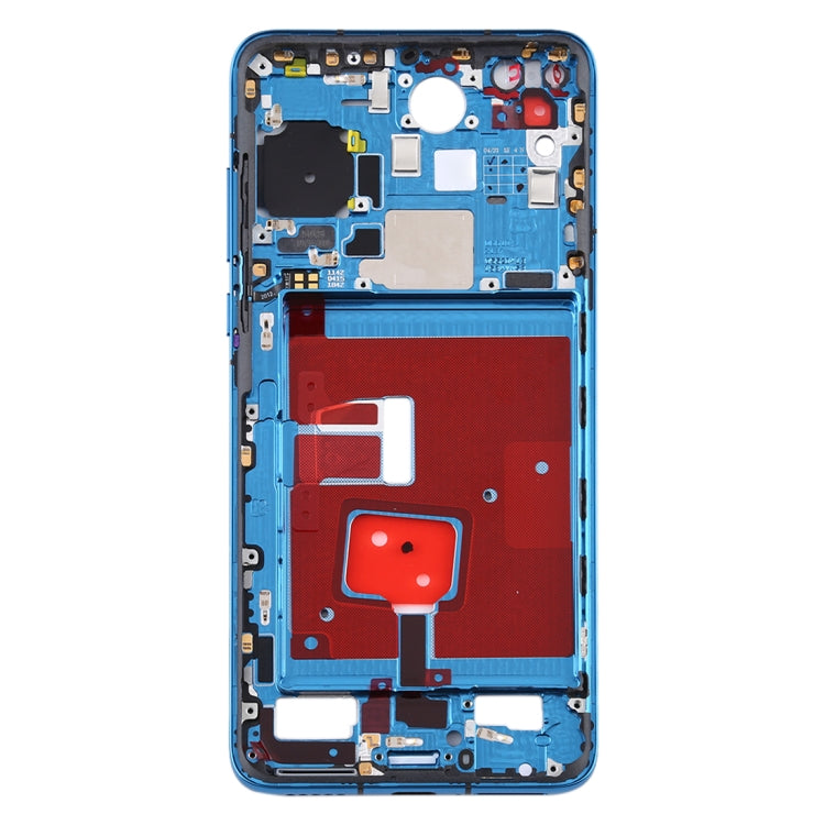 Original Middle Frame Bezel Plate with Side Keys for Huawei P40(Blue) - Full Housing Cover by PMC TechLife | Online Shopping South Africa | PMC TechLife