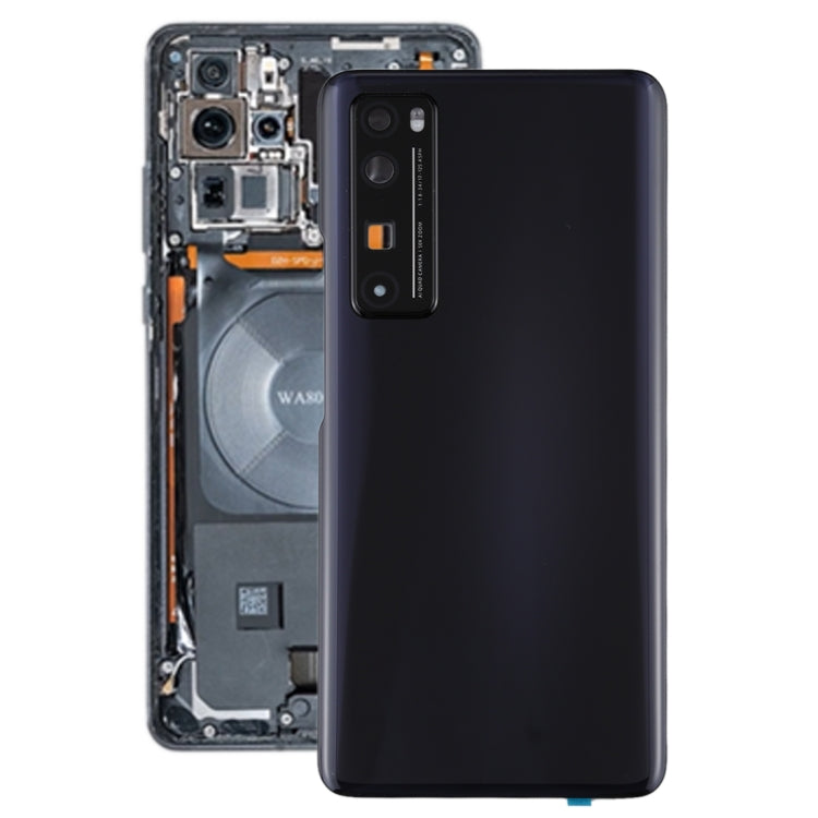 Original Battery Back Cover with Camera Lens Cover for Huawei Nova 7 Pro 5G(Black) - Back Cover by PMC TechLife | Online Shopping South Africa | PMC TechLife